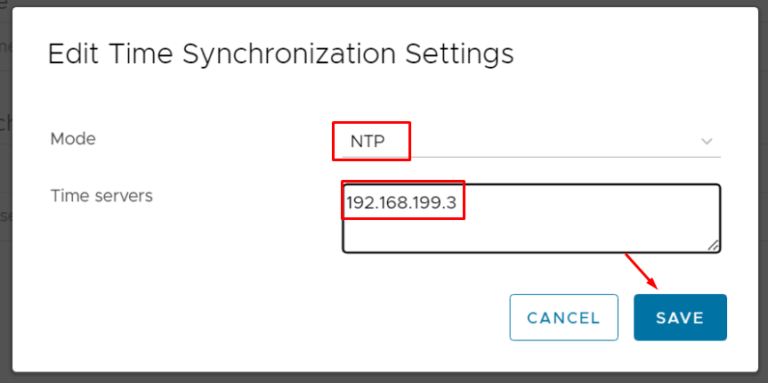 Configure Time Sync by NTP for the vCenter - DPC Virtual Tips