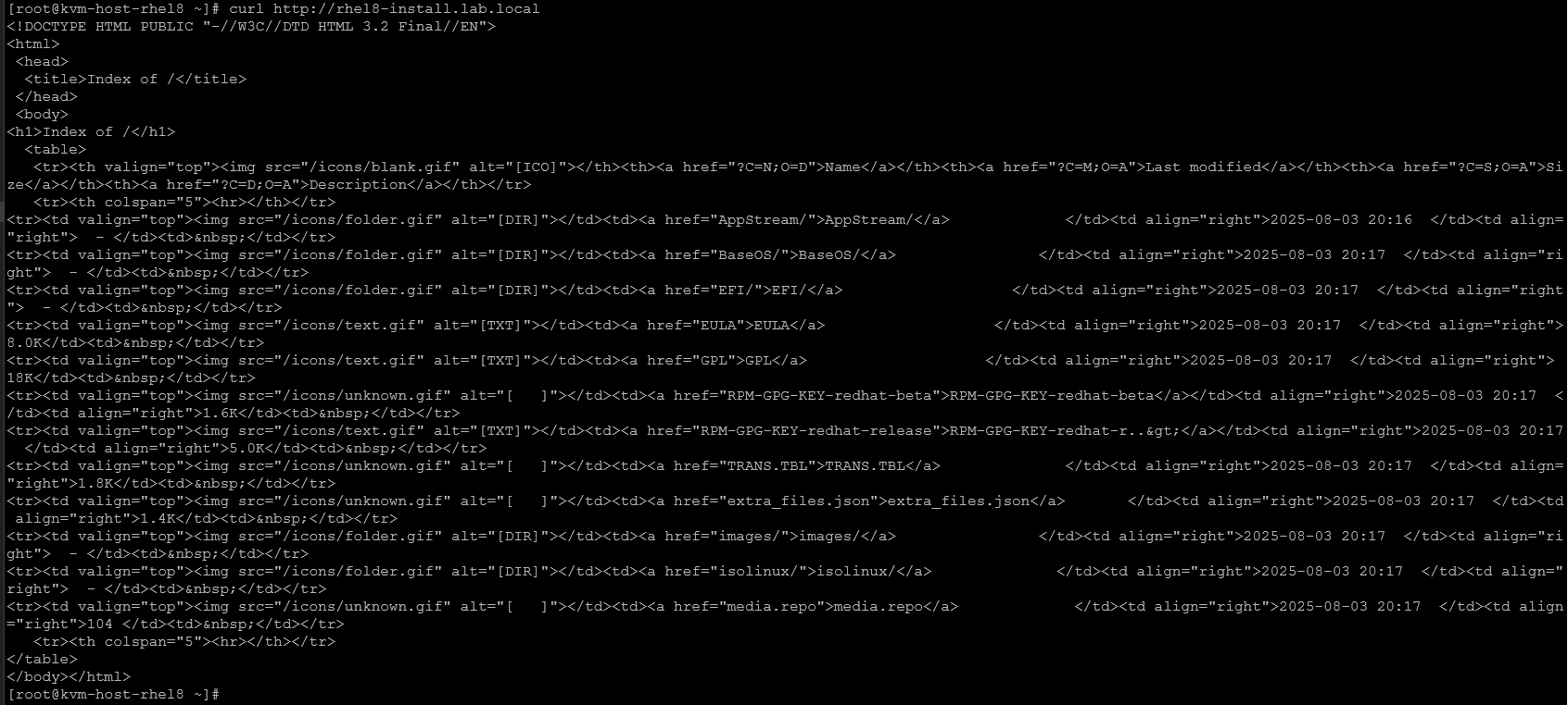 Example Rhel8 Repo File How to Configure a Local Repository on RHEL 8 - DPC Virtual Tips